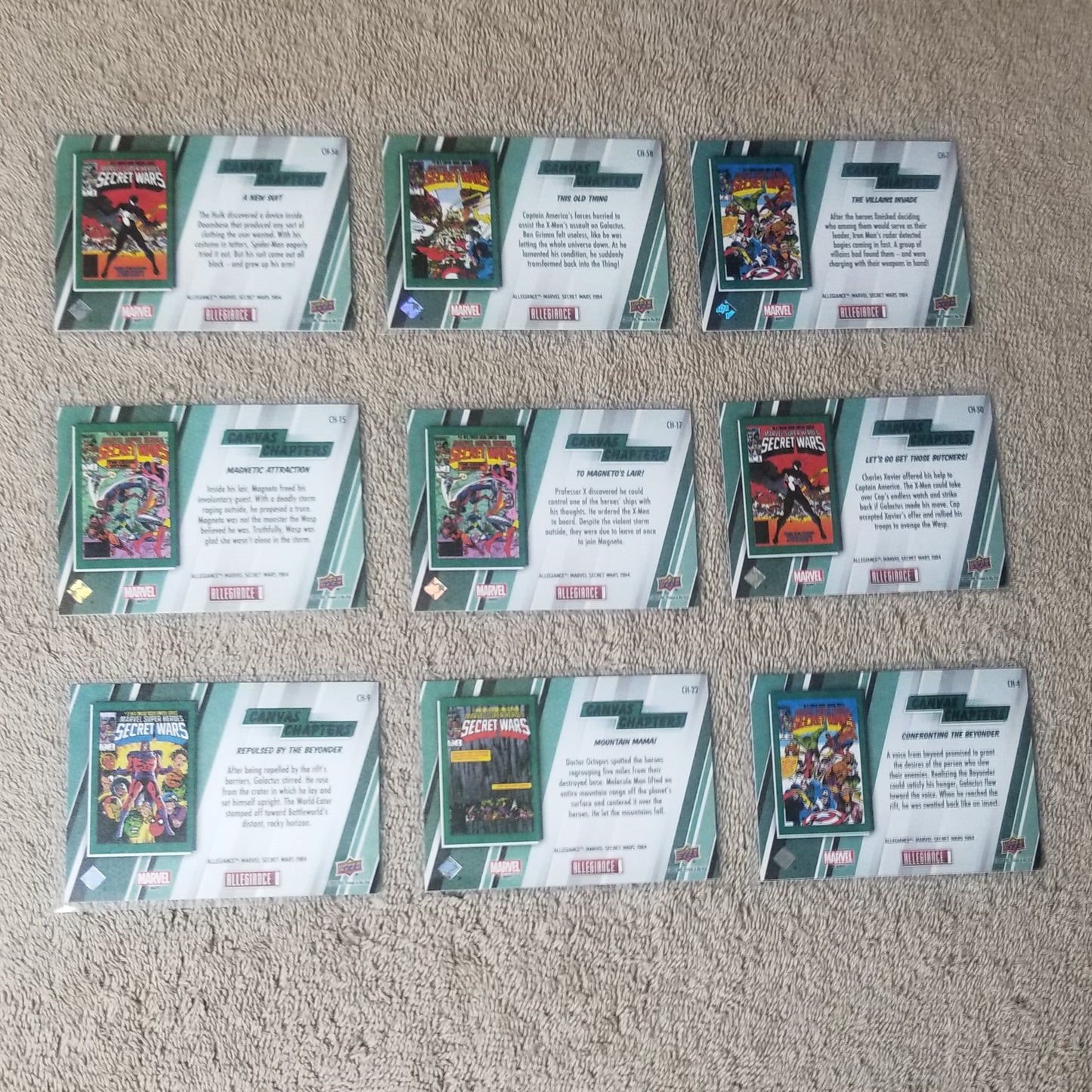 Marvel Allegiance Secret Wars Canvas Chapters Lot of 25