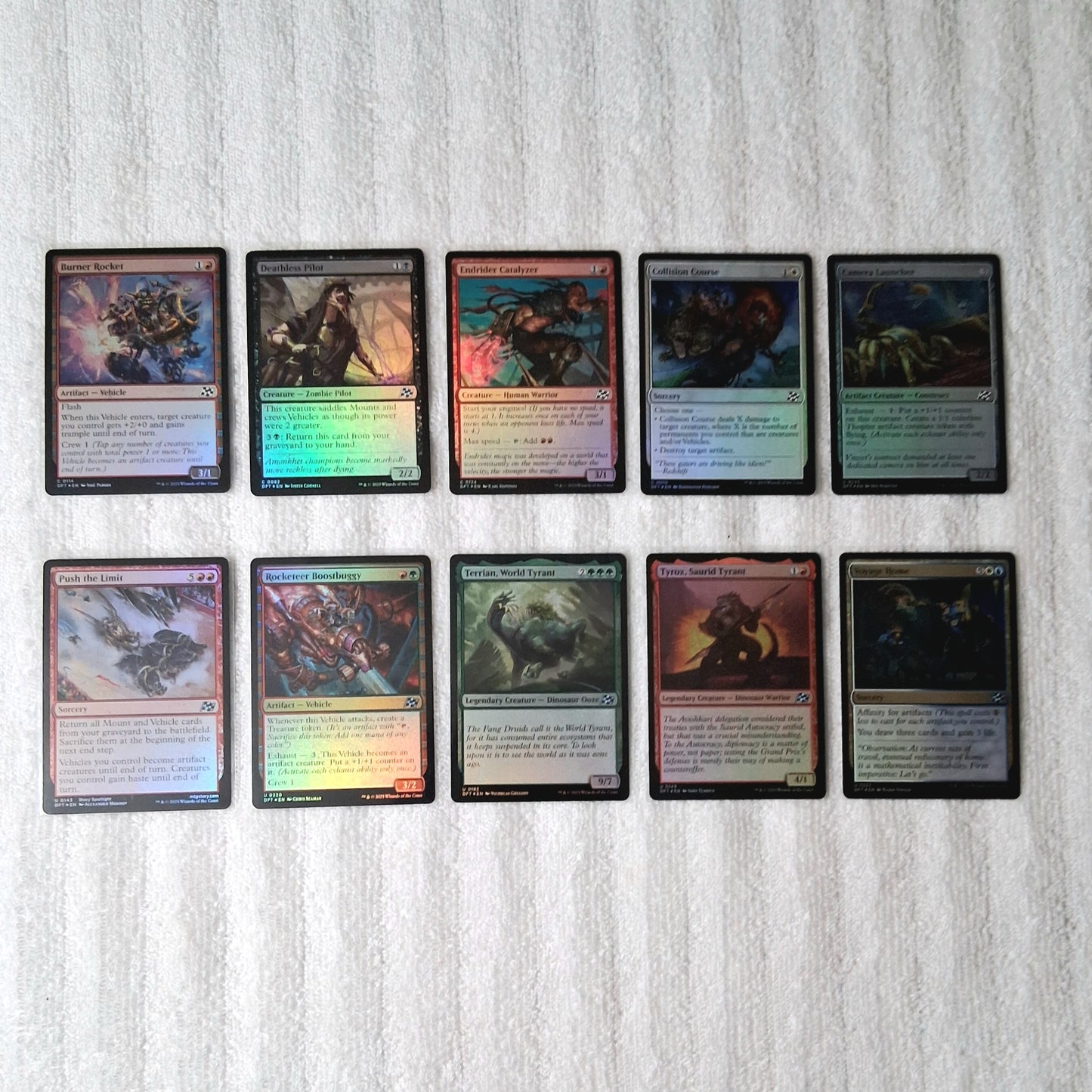MTG Aetherdrift Common/Uncommon Non-Foil & Foil Lot of 100