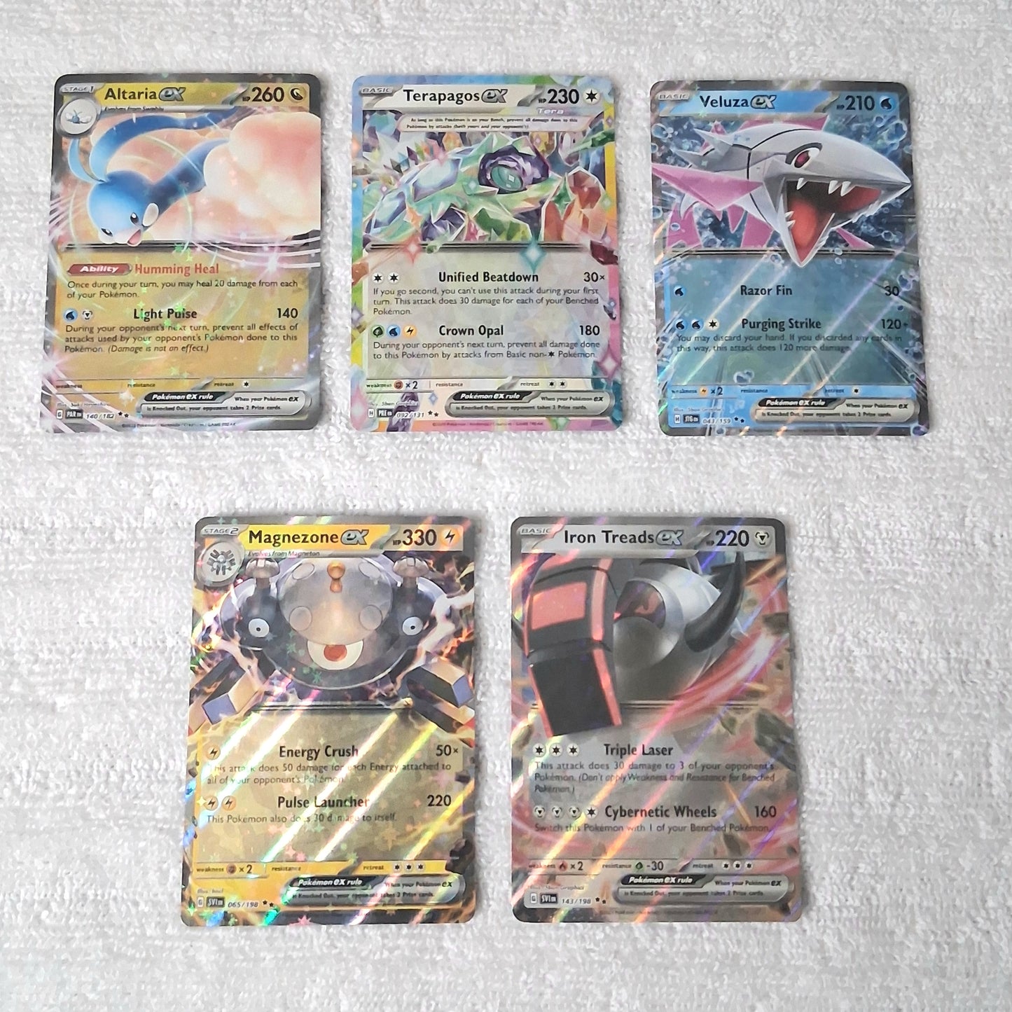 Pokemon Scarlet & Violet Series Double Rare ex Lot of 15