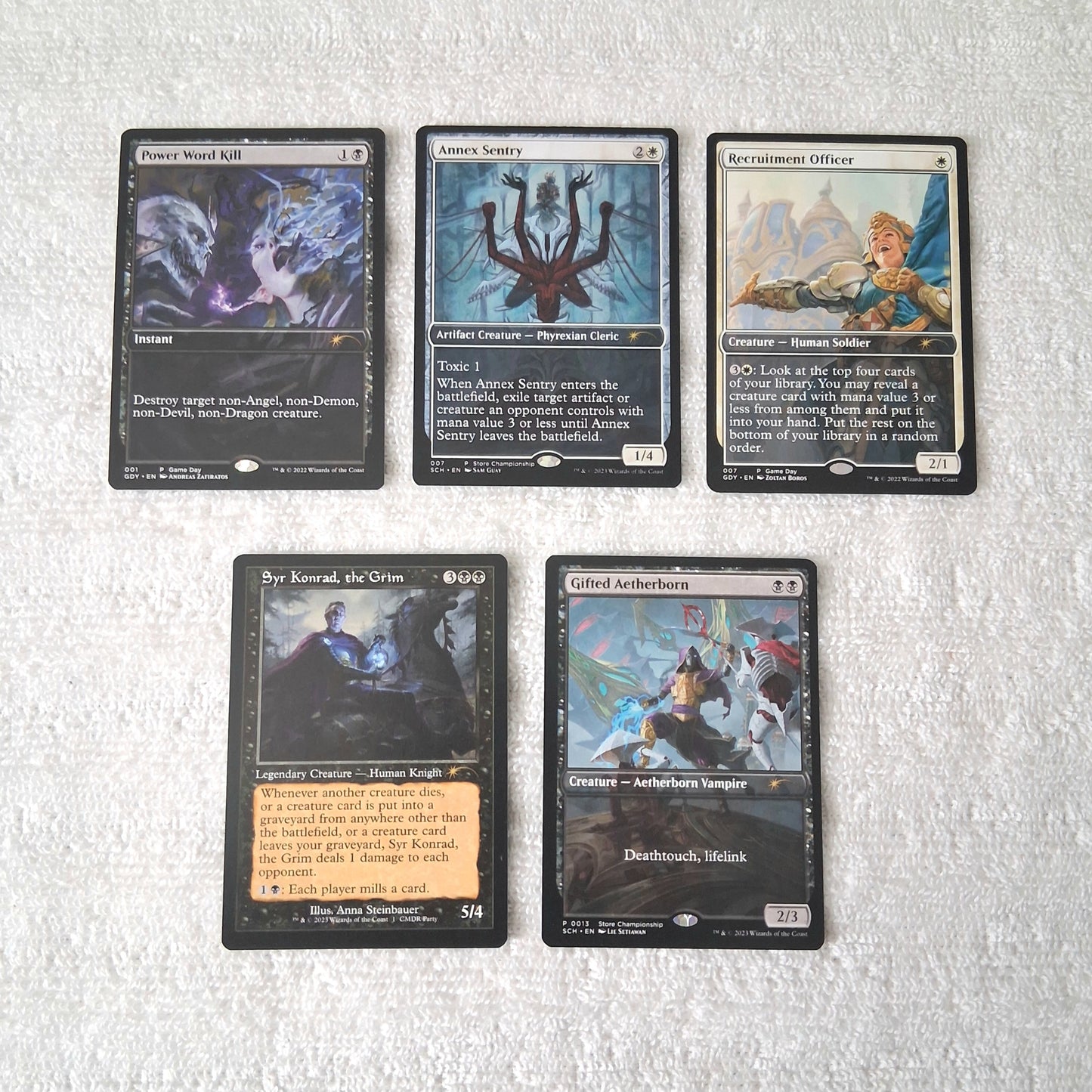 Magic the Gathering Foil & Non-Foil Promo Card Lot of 15