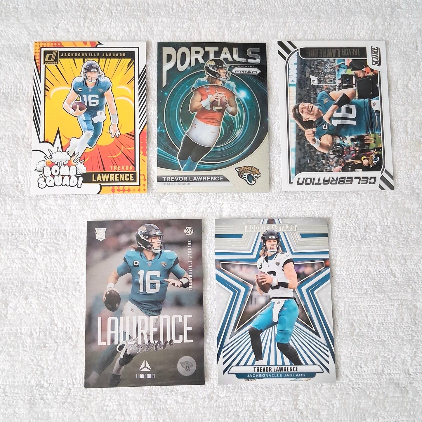 Trevor Lawrence Jacksonville Jaguars 15 Card Lot