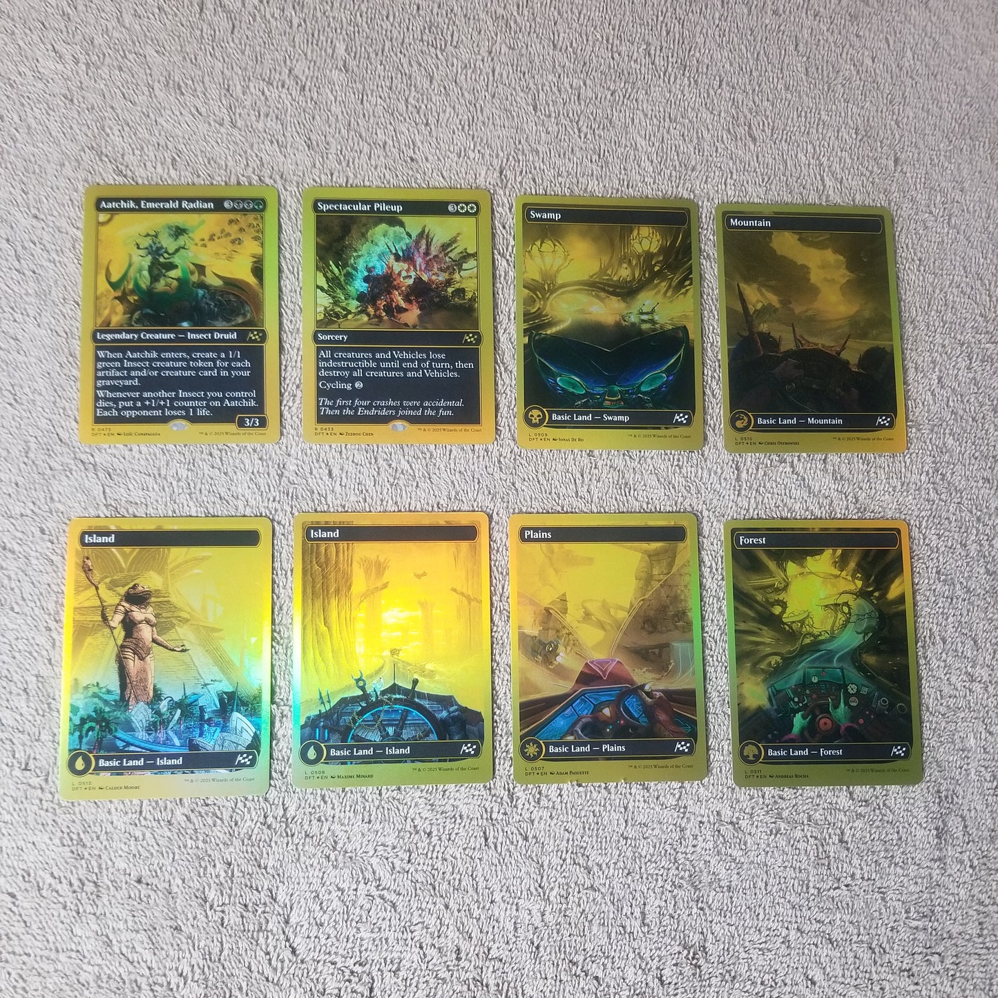 MTG Aetherdrift First-Place Foil Lot of 8