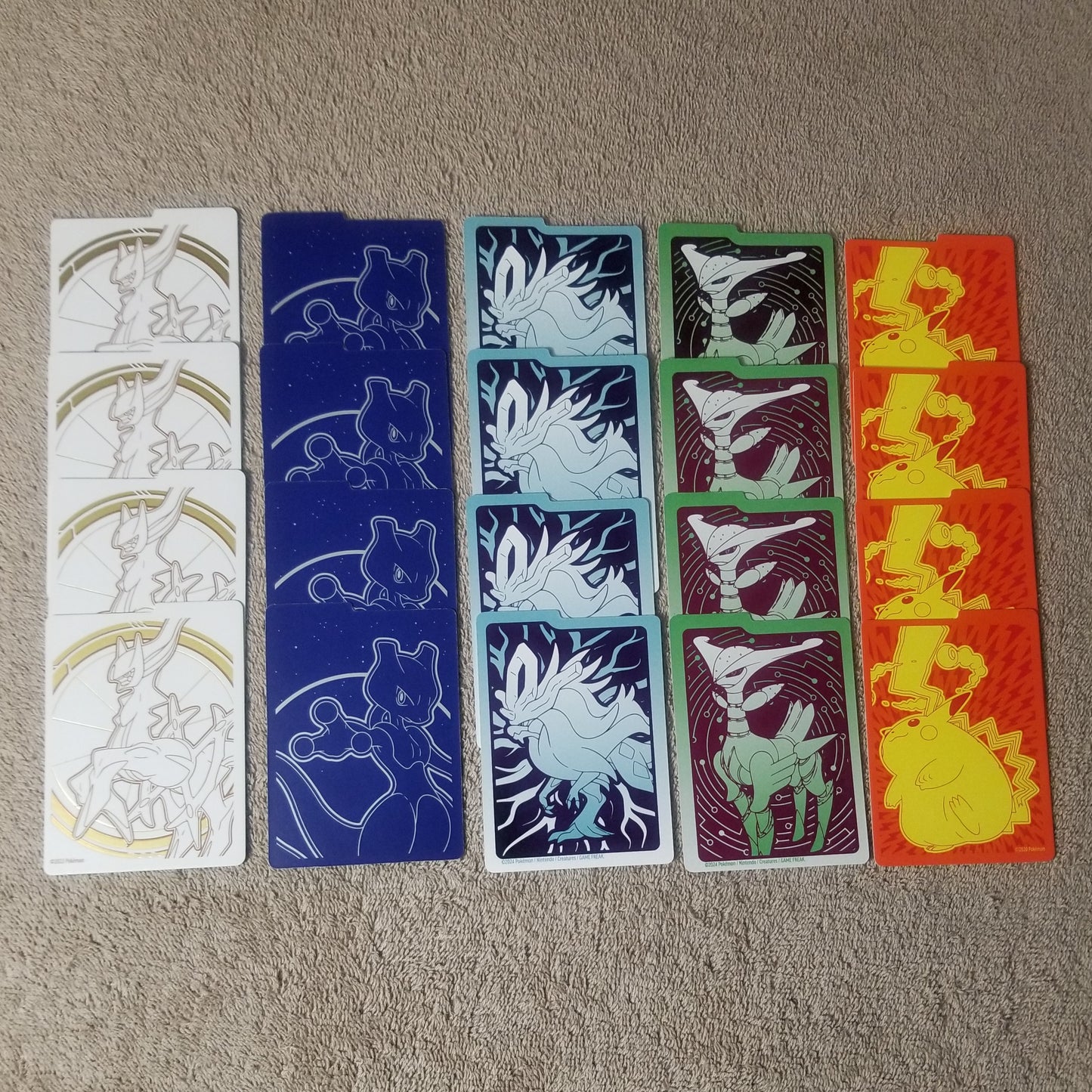 Pokemon Card Dividers Lot of 20