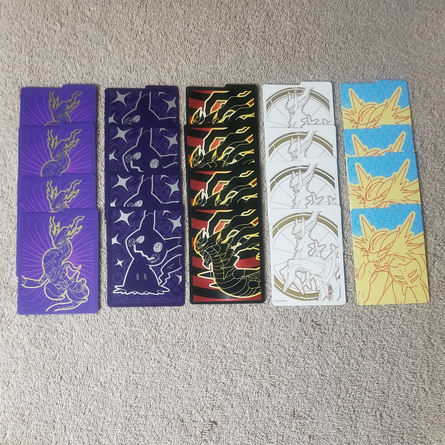 Pokemon Card Dividers Lot of 20