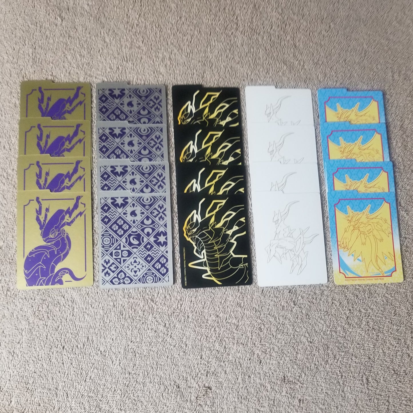 Pokemon Card Dividers Lot of 20
