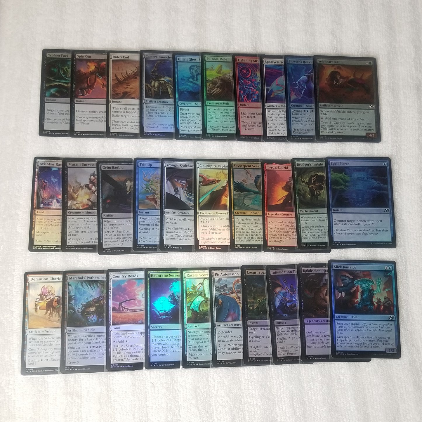 MTG Aetherdrift Foil Card Lot of 50