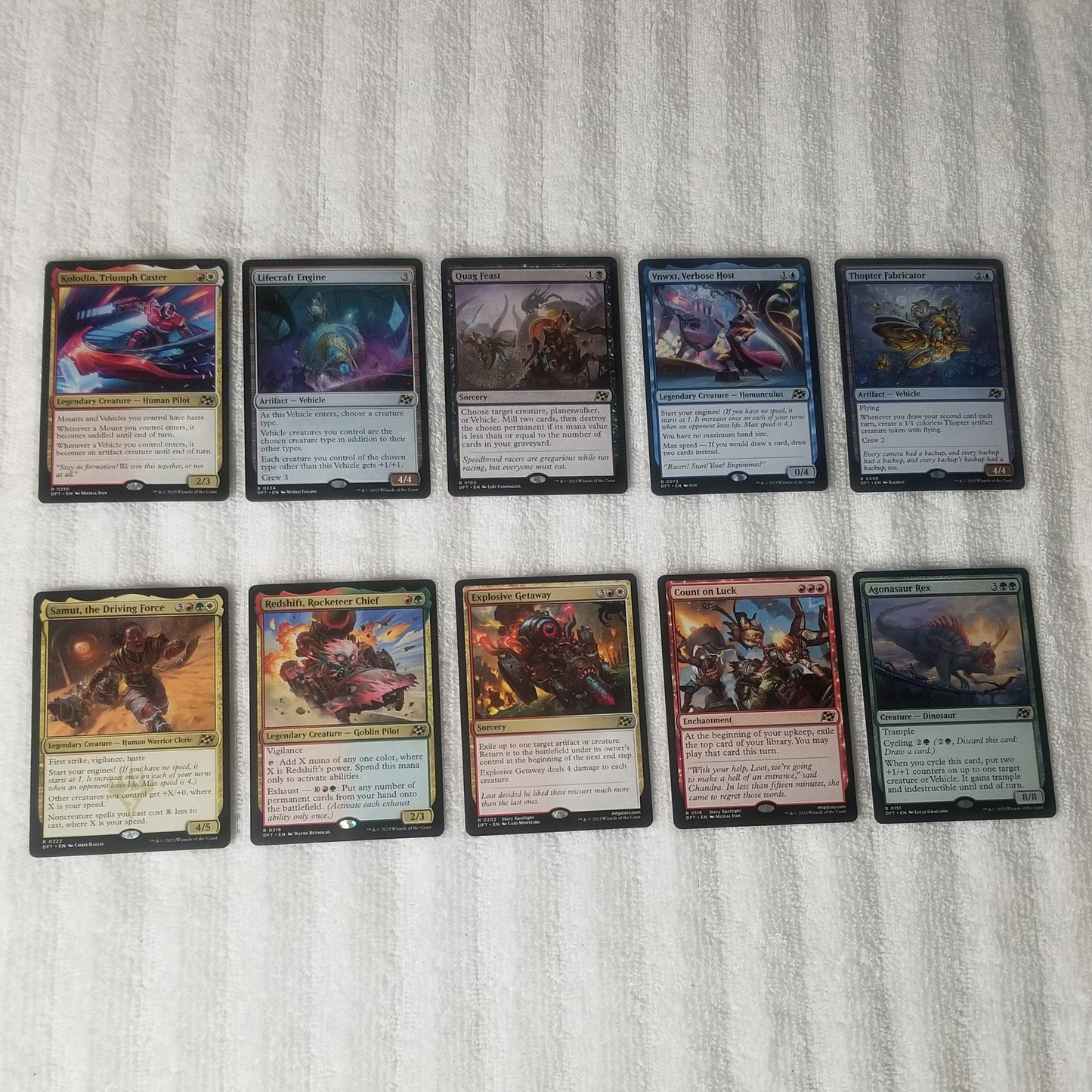 MTG Aetherdrift Common, Uncommon, Rare Lot of 100