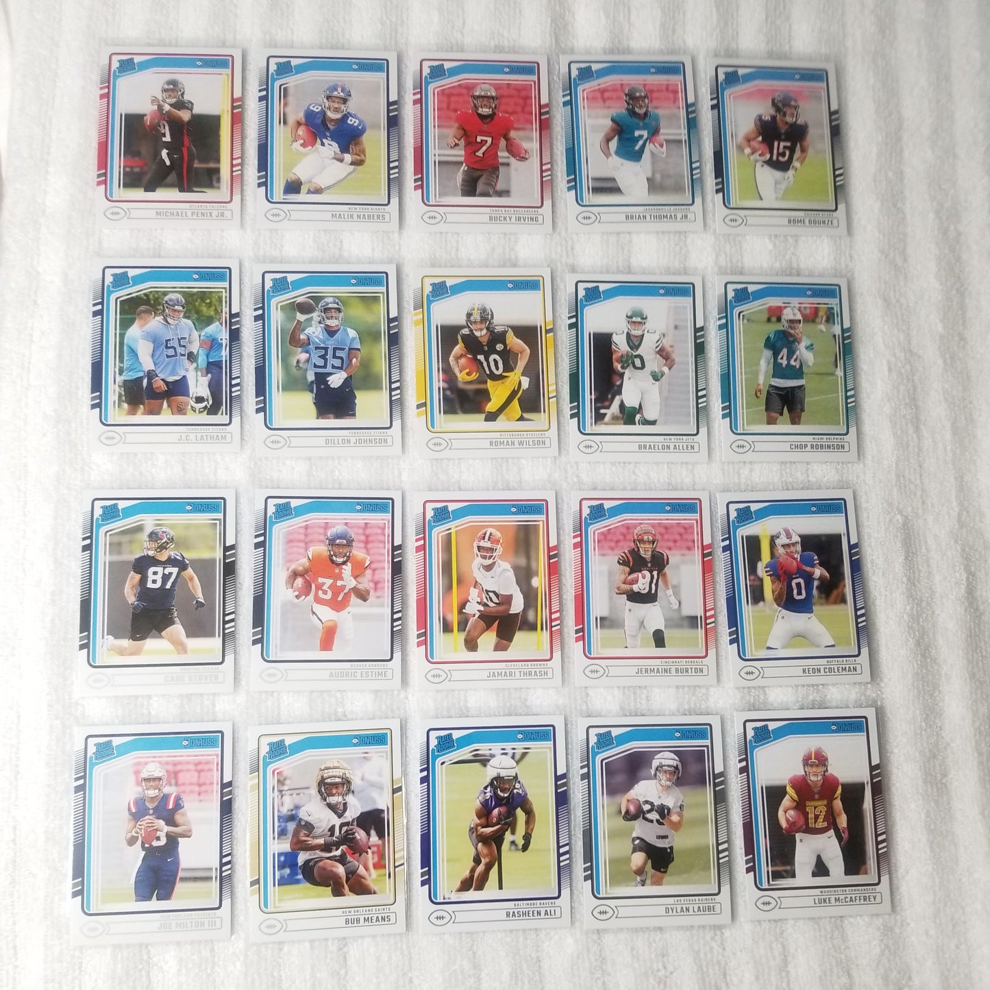 2024 Donruss Football Base, Inserts & Rated Rookie Lot of 100