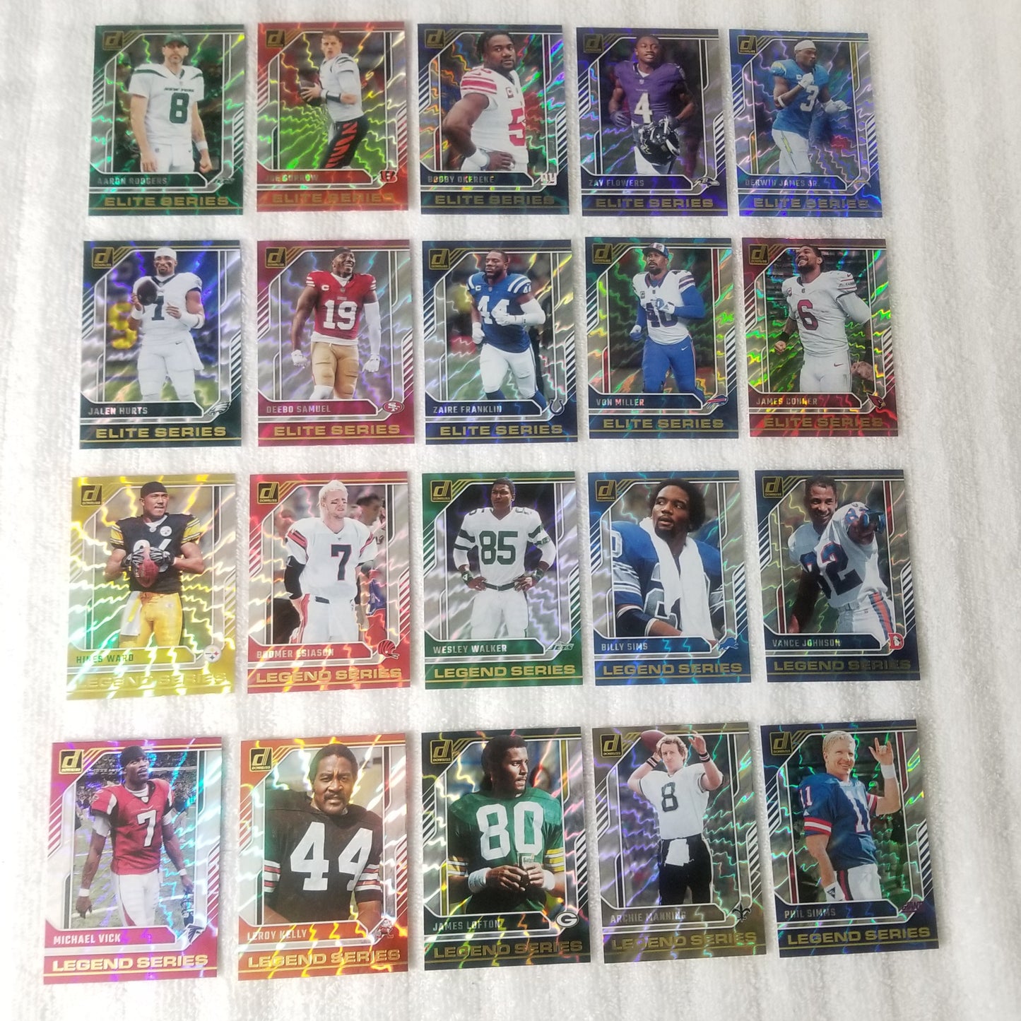 2024 Donruss Football Elite Series & Legend Series Lot of 20
