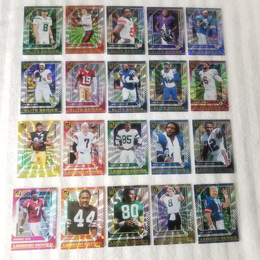 2024 Donruss Football Elite Series & Legend Series Lot of 20