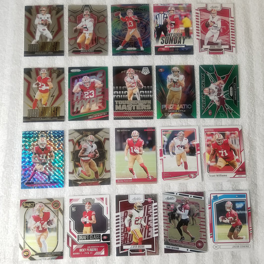 San Francisco 49ers 20 Card Team Lot