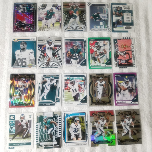 Philadelphia Eagles 20 Card Team Lot