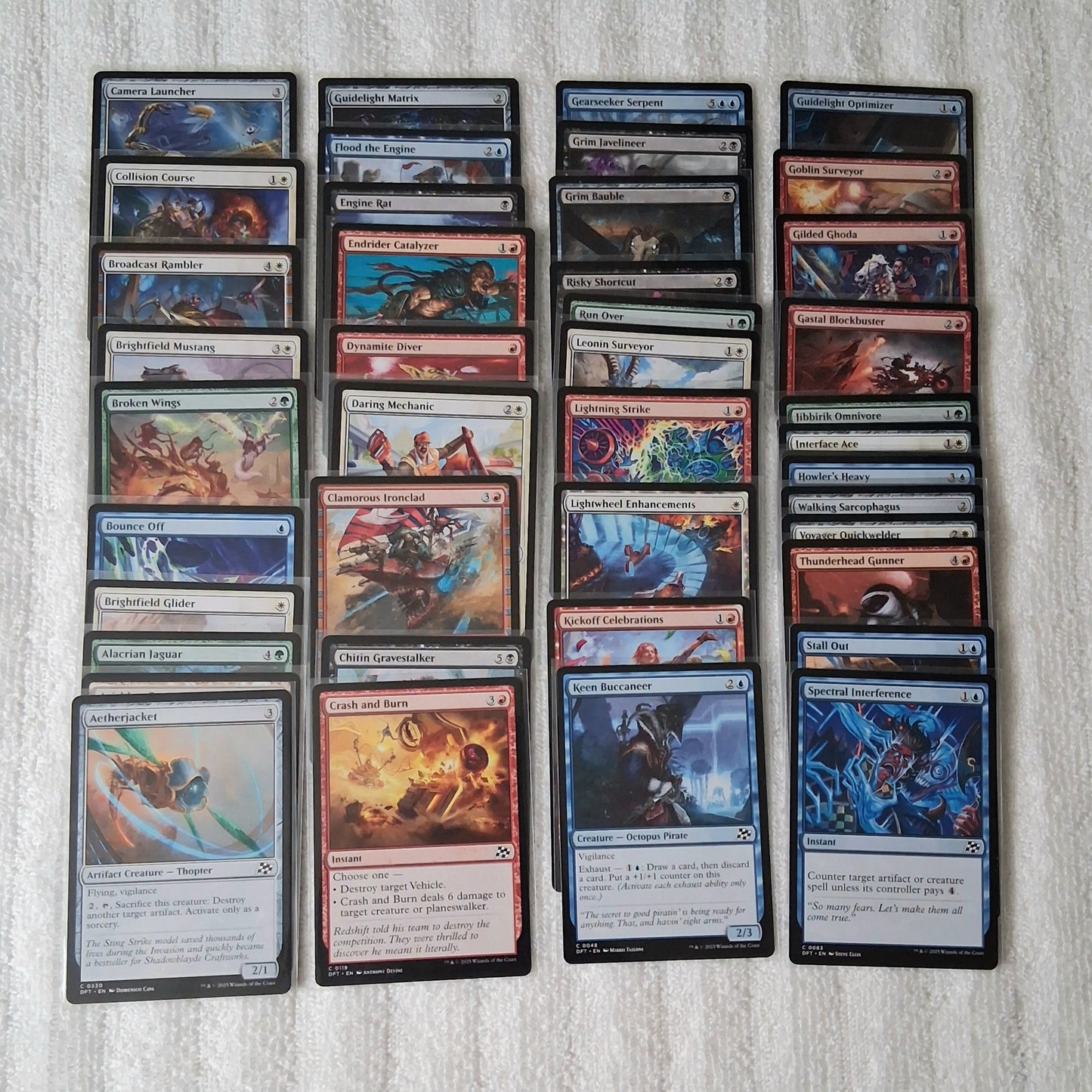 MTG Aetherdrift Common/Uncommon Non-Foil & Foil Lot of 100