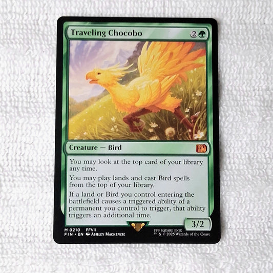MTG Final Fantasy Traveling Chocobo Mythic Regular #210