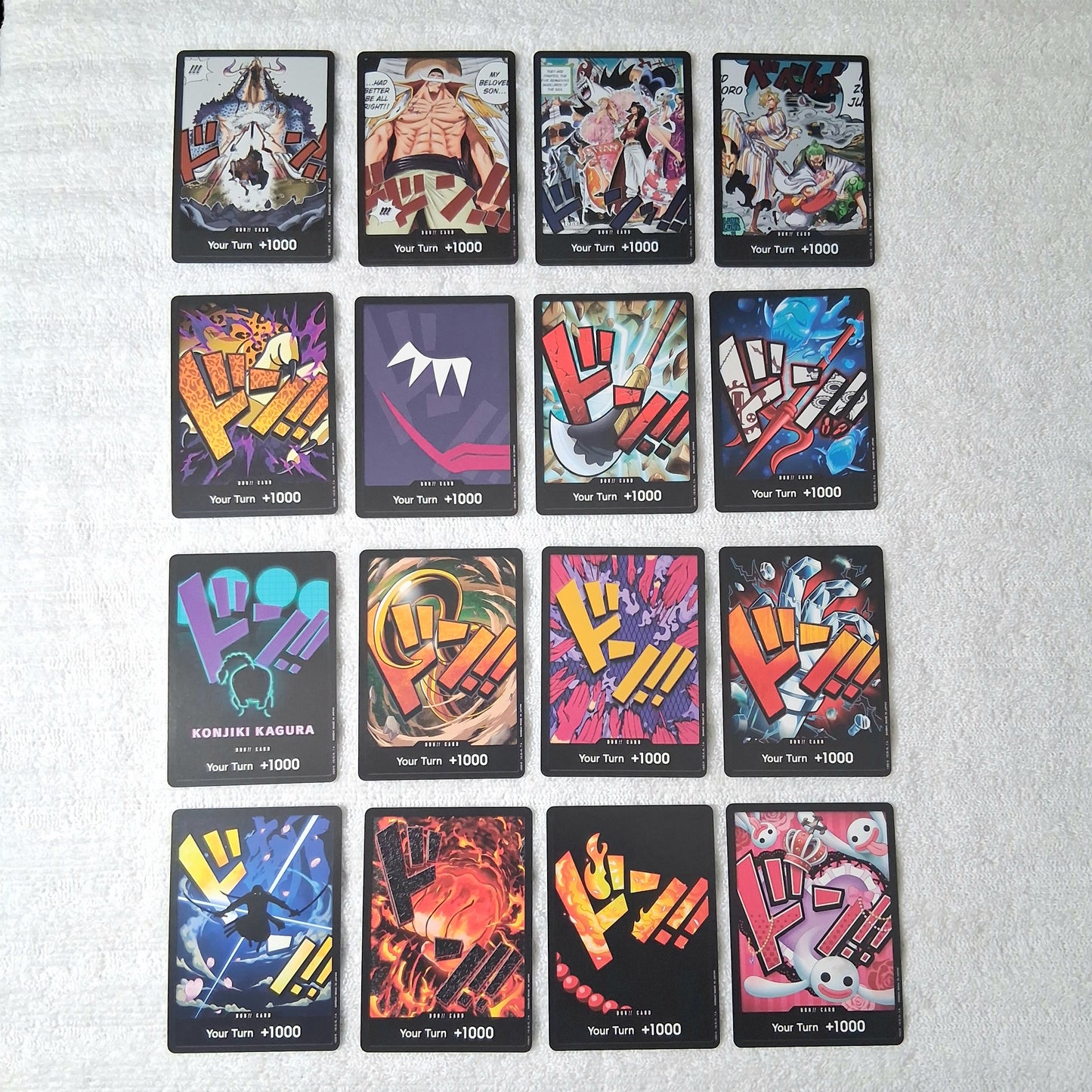 One Piece Non-Foil & Foil Don Card Lot of 16