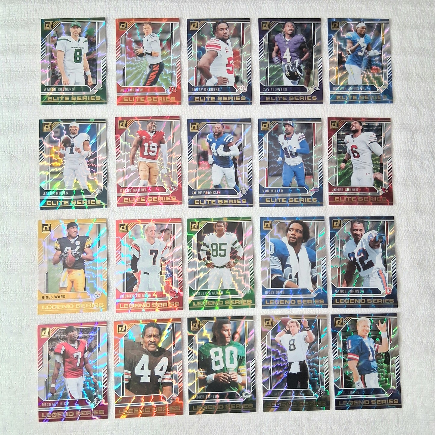 2024 Donruss Football Elite Series & Legend Series Lot of 20