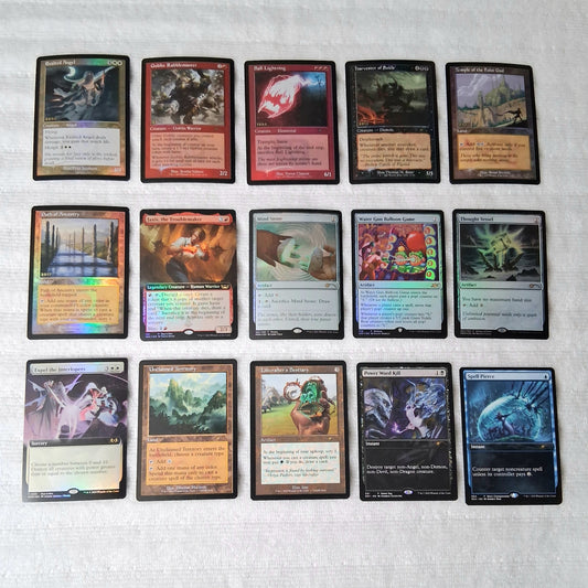 Magic the Gathering Foil & Non-Foil Promo Card Lot of 15