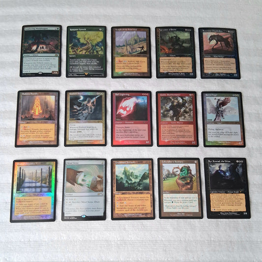 Magic the Gathering Foil & Non-Foil Promo Card Lot of 15