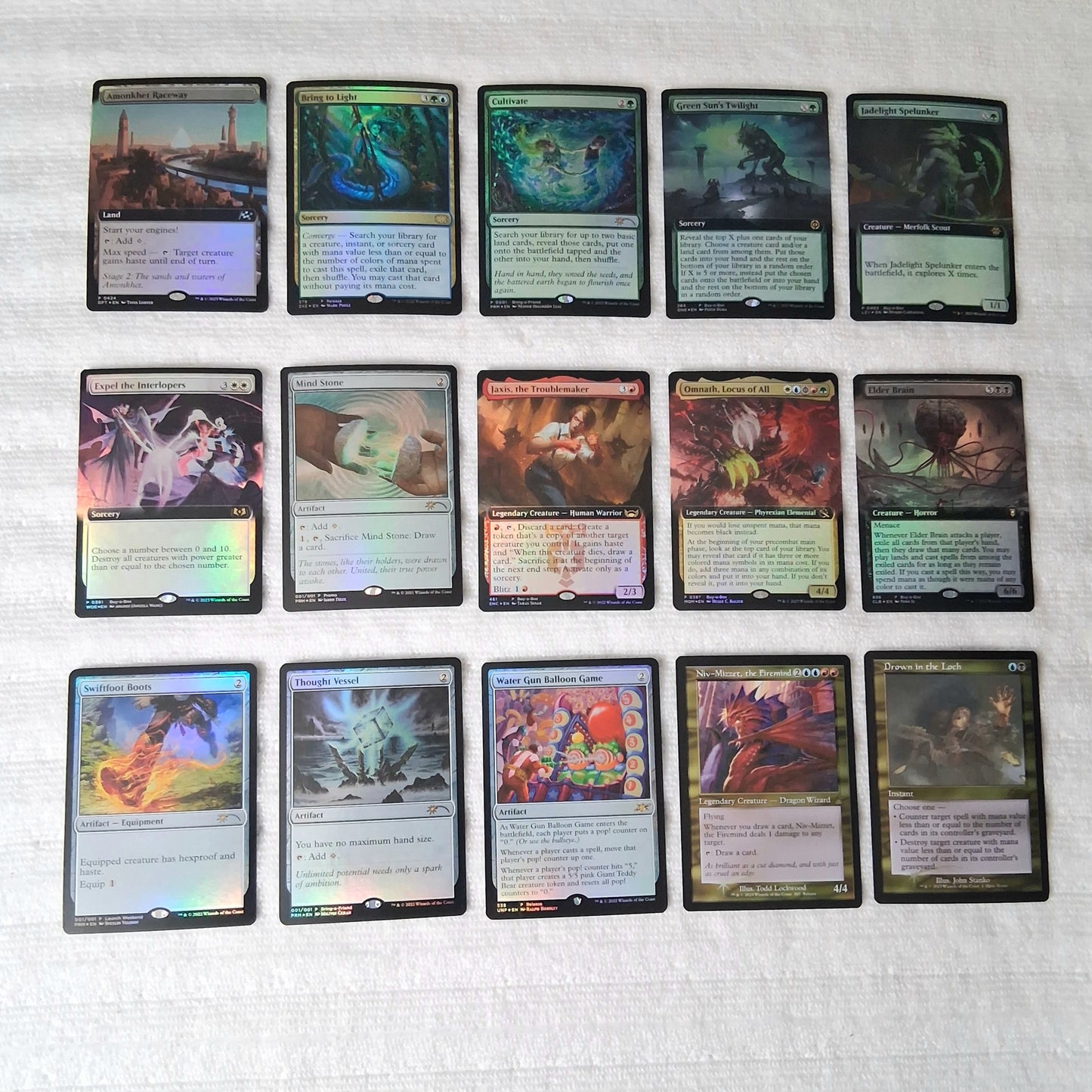 Magic the Gathering Foil Promo Card Lot of 15