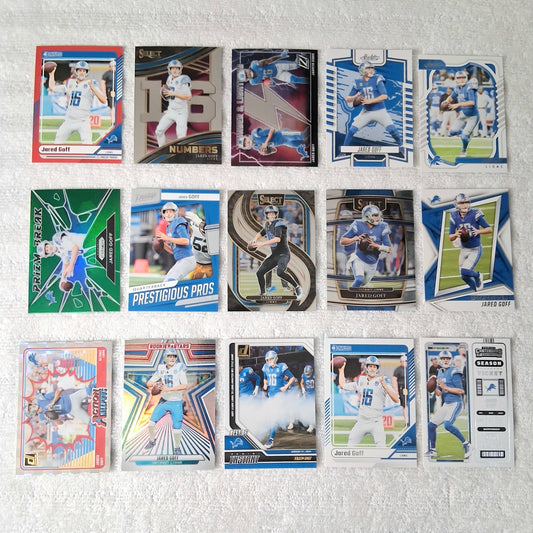 Jared Geoff Detroit Lions 15 Card Lot