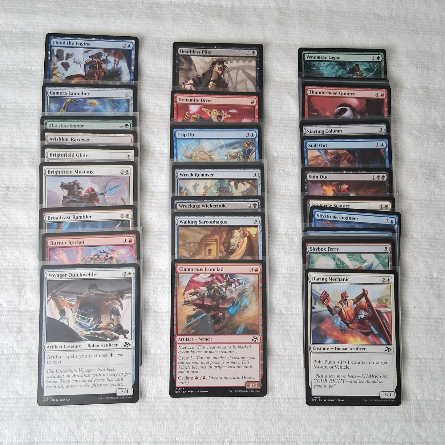 MTG Aetherdrift Common/Uncommon/Rare/Land Non-Foil & Foil Lot of 100