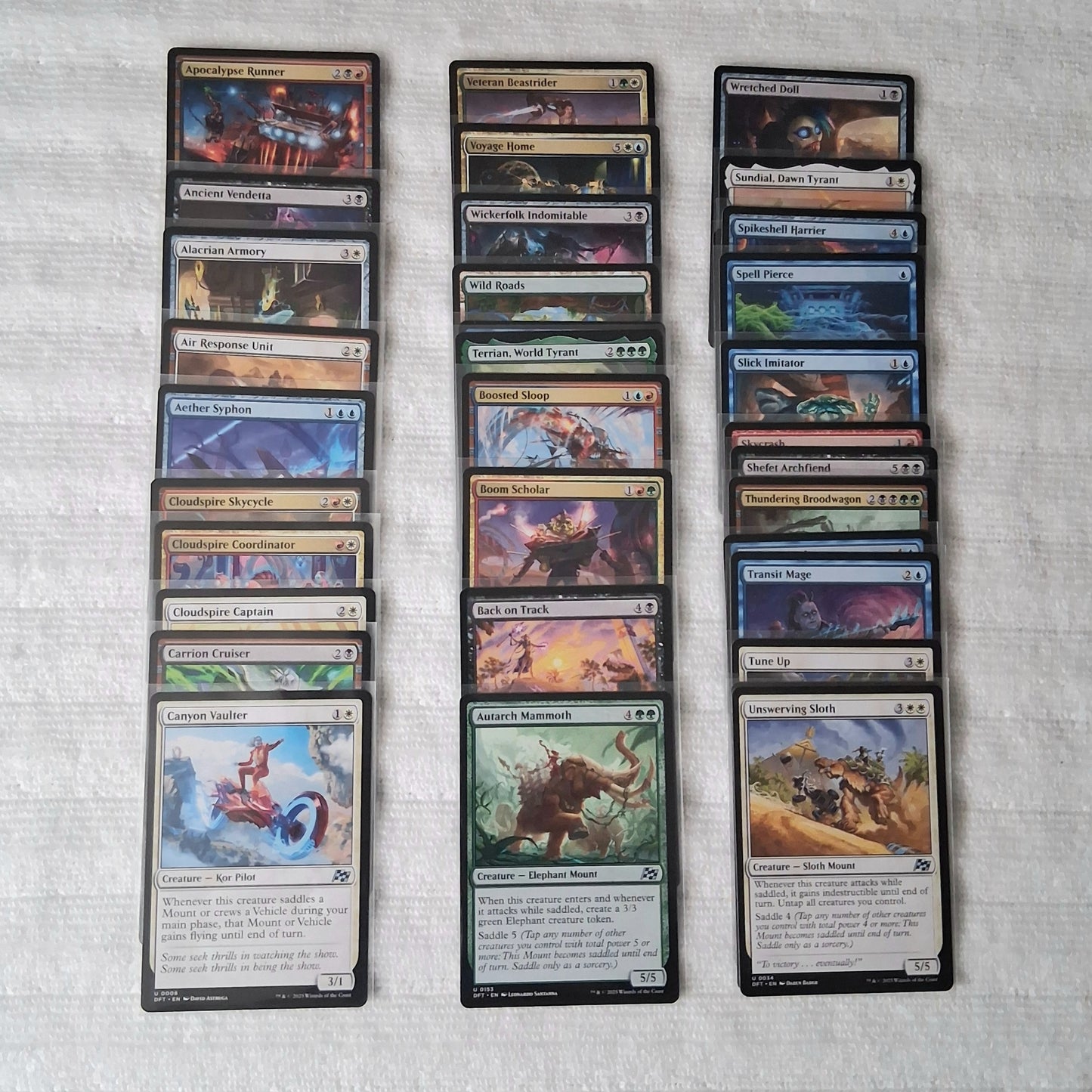 MTG Aetherdrift Common/Uncommon/Rare/Land Non-Foil & Foil Lot of 100