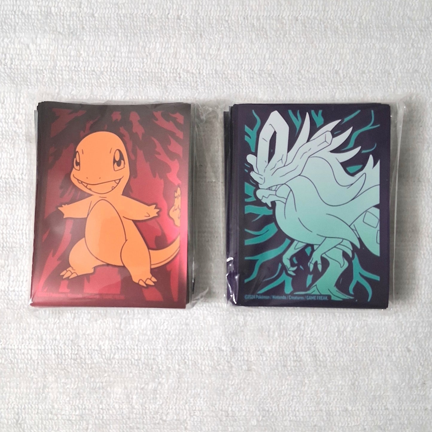 Pokemon Card Sleeves Charmander & Walking Wake 65ct Pack Lot of 2