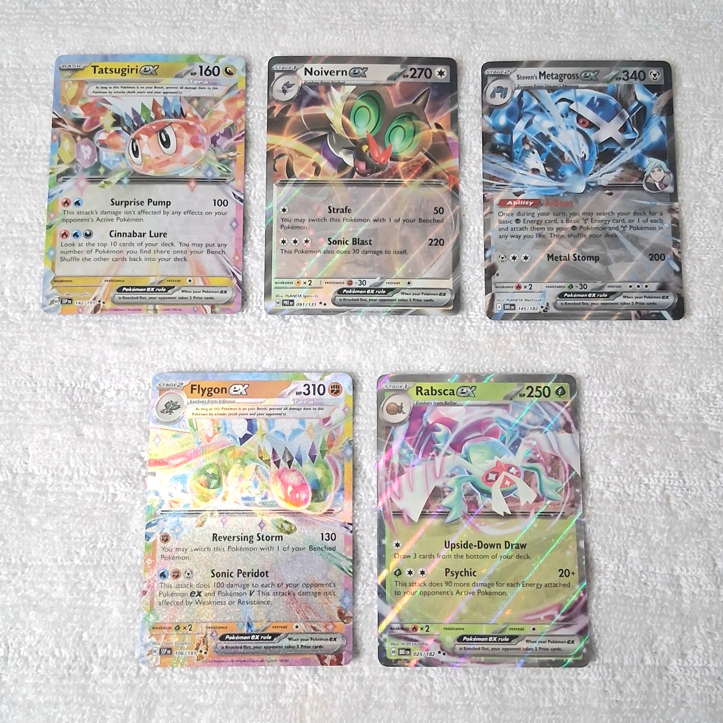 Pokemon Scarlet & Violet Series Double Rare ex Lot of 15