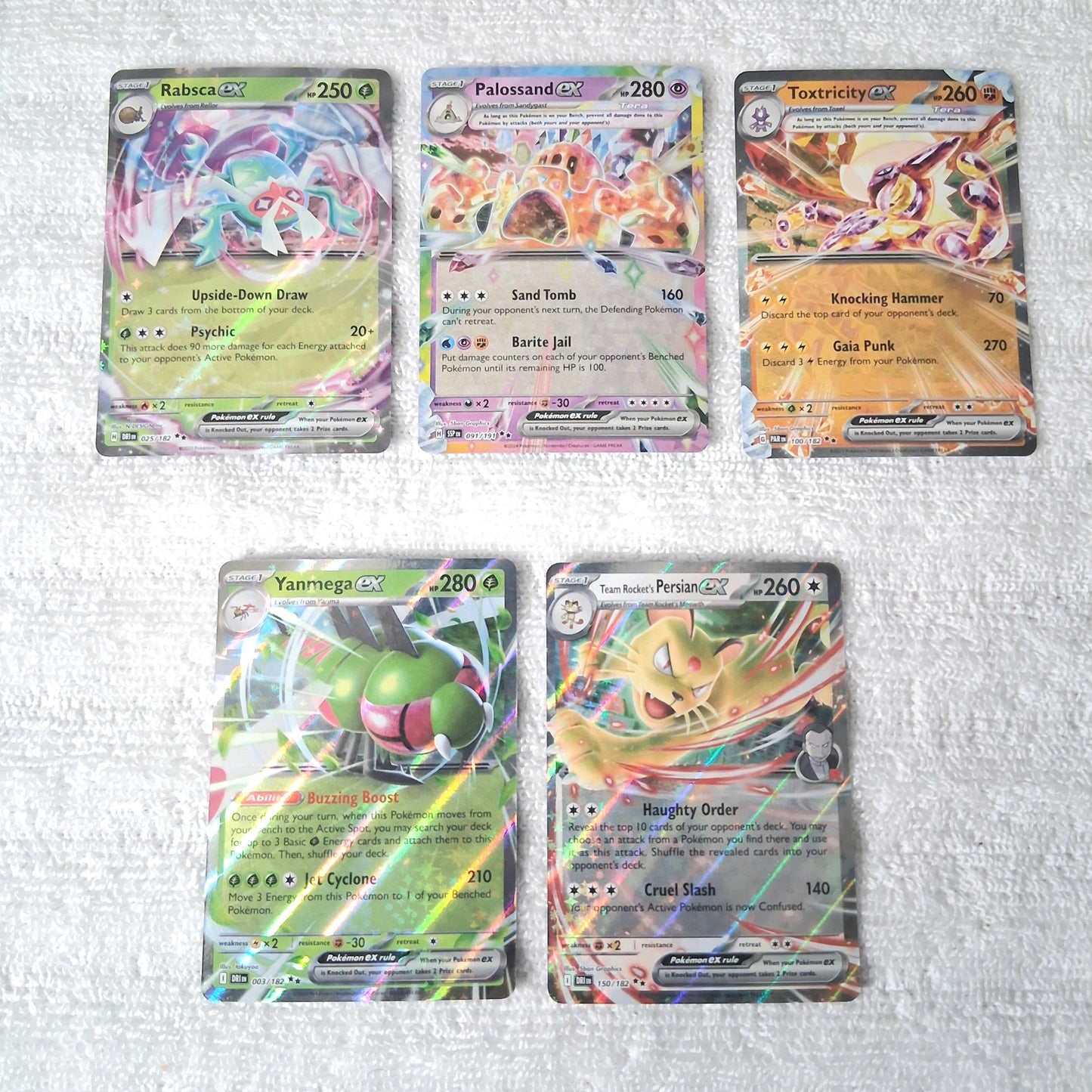 Pokemon Scarlet & Violet Series Double Rare ex Lot of 15