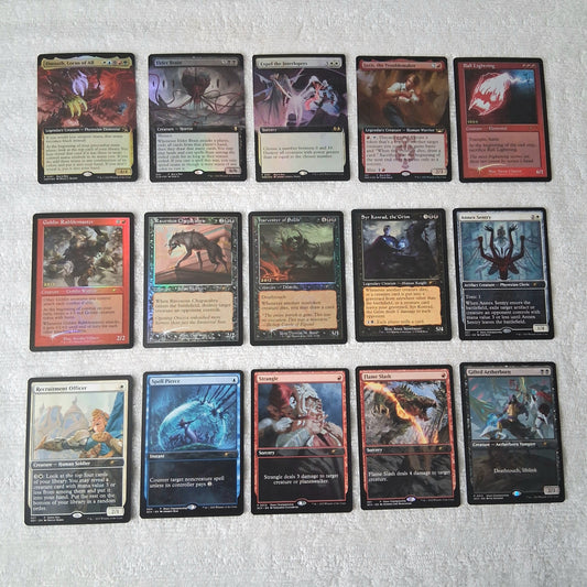 Magic the Gathering Foil & Non-Foil Promo Card Lot of 15