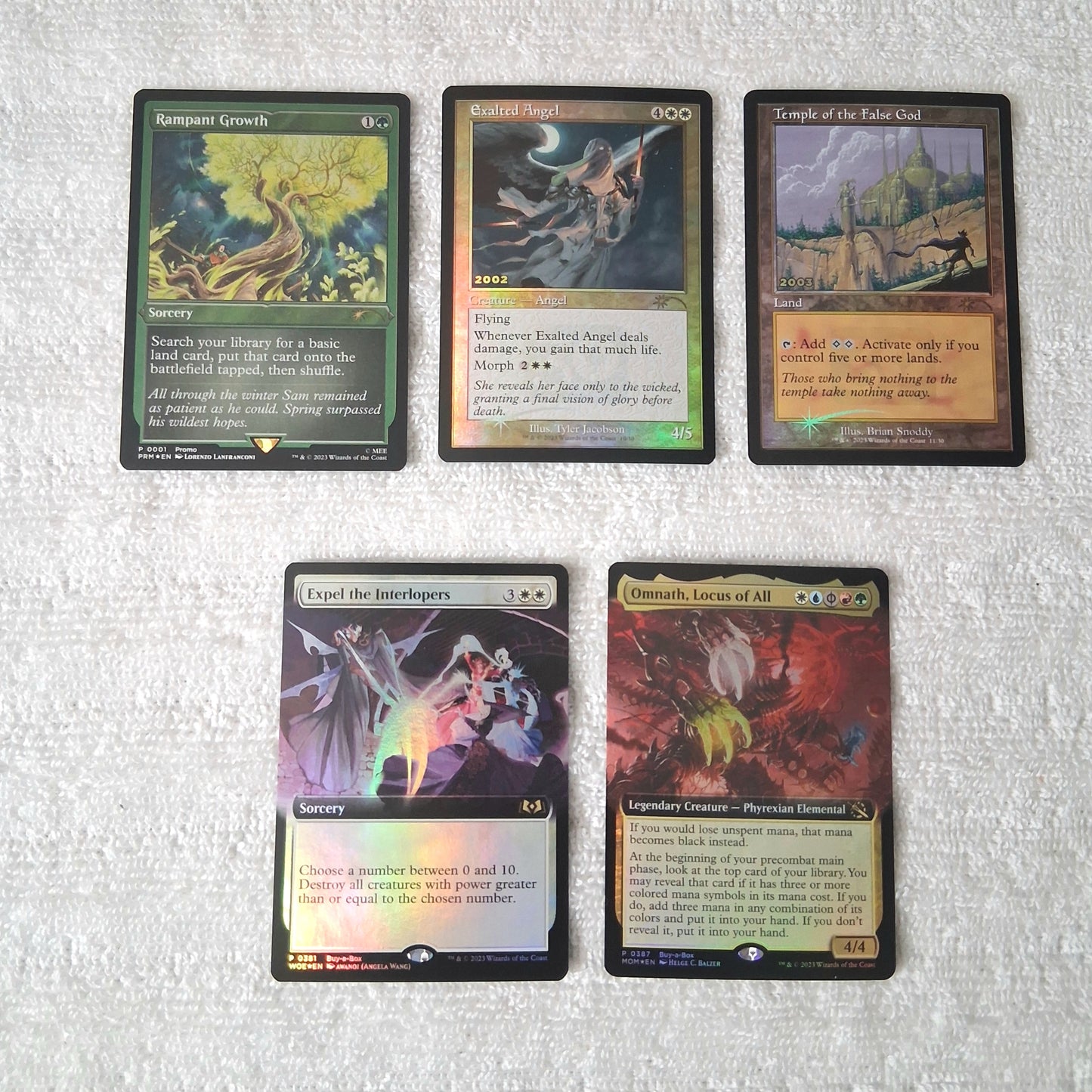 Magic the Gathering Foil & Non-Foil Promo Card Lot of 15