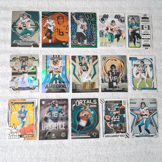 Trevor Lawrence Jacksonville Jaguars 15 Card Lot
