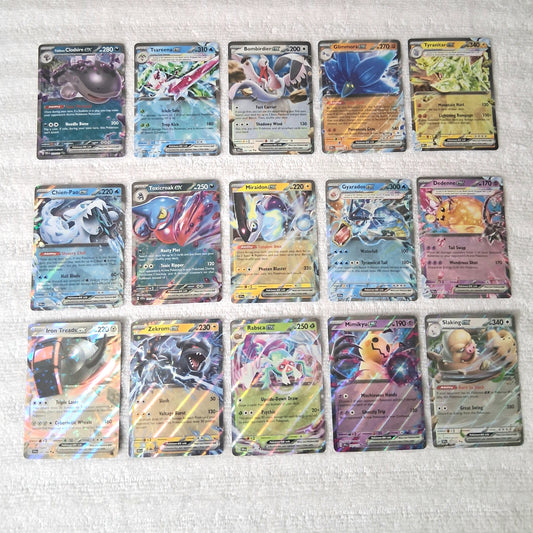 Pokemon Scarlet & Violet Series Double Rare ex Lot of 15