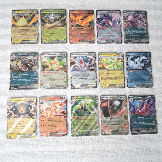 Pokemon Scarlet & Violet Series Double Rare ex Lot of 15