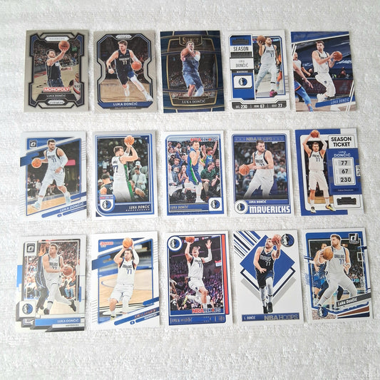 Luka Doncic Dallas Mavericks Base 15 Card Lot