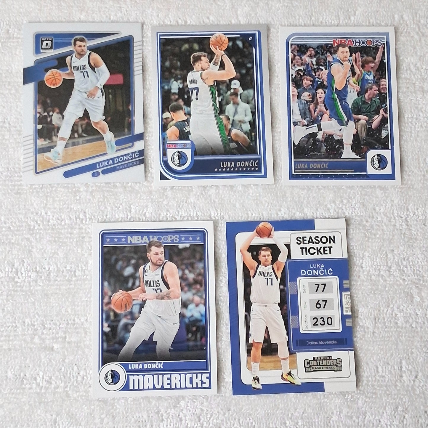 Luka Doncic Dallas Mavericks Base 15 Card Lot