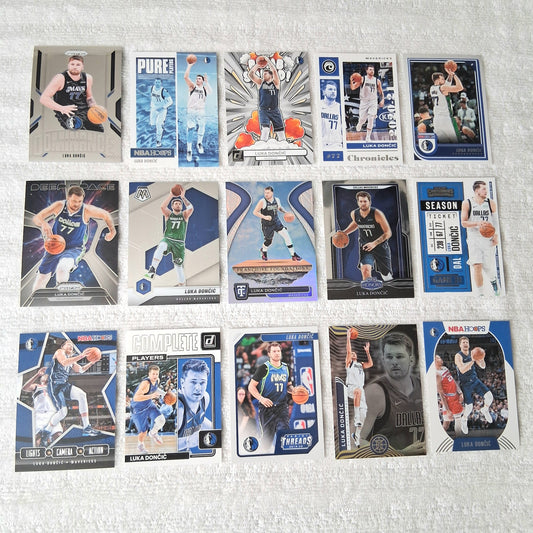 Luka Doncic Dallas Mavericks 15 Card Lot