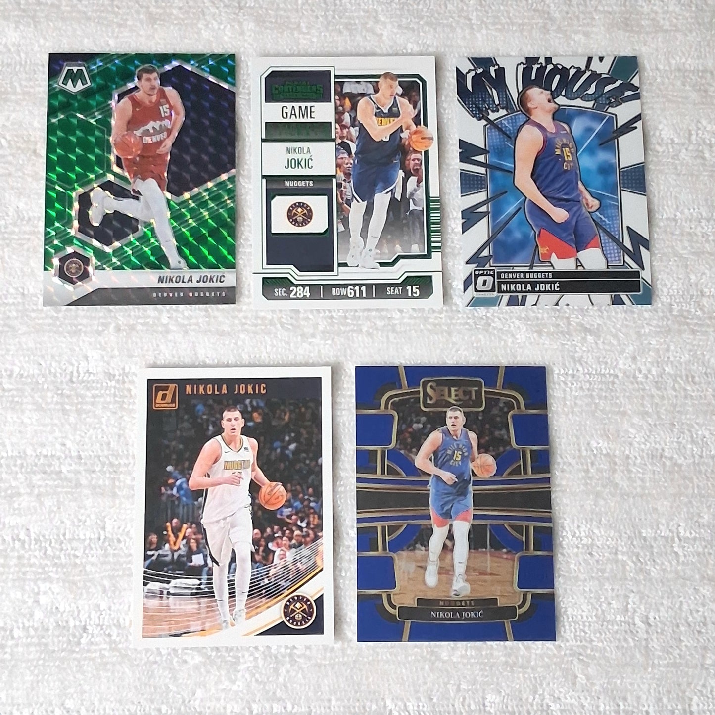 Nikola Jokic Denver Nuggets 15 Card Lot