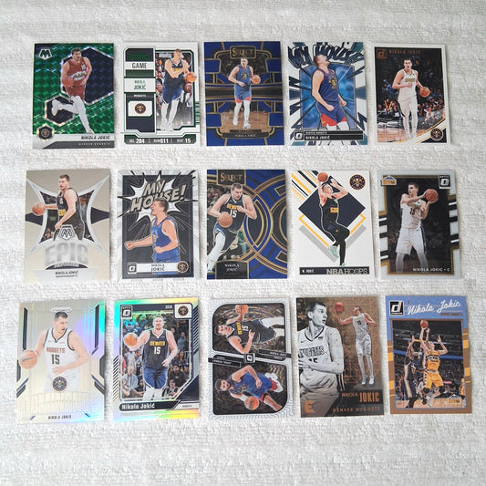 Nikola Jokic Denver Nuggets 15 Card Lot