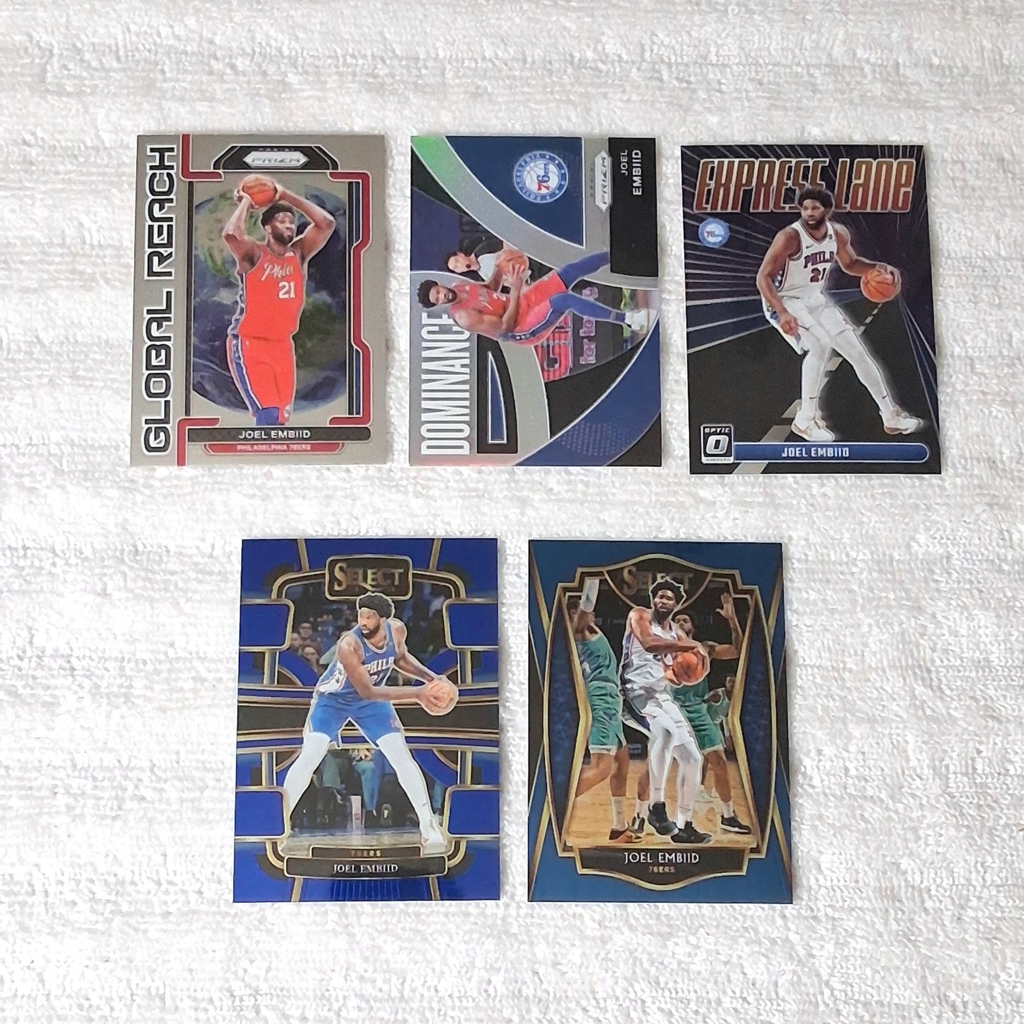 Joel Embiid Philadelphia 76ers 15 Card Lot