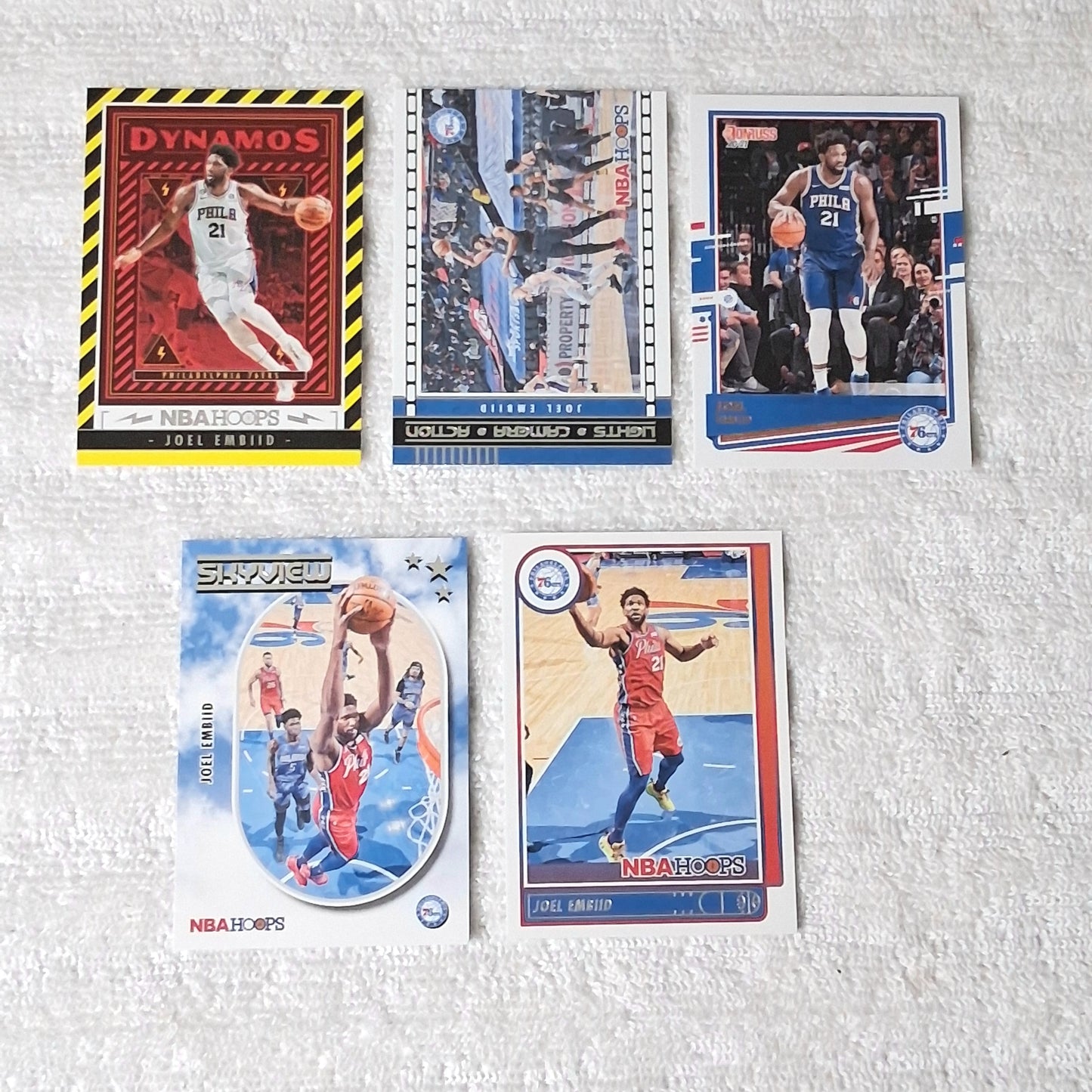 Joel Embiid Philadelphia 76ers 15 Card Lot