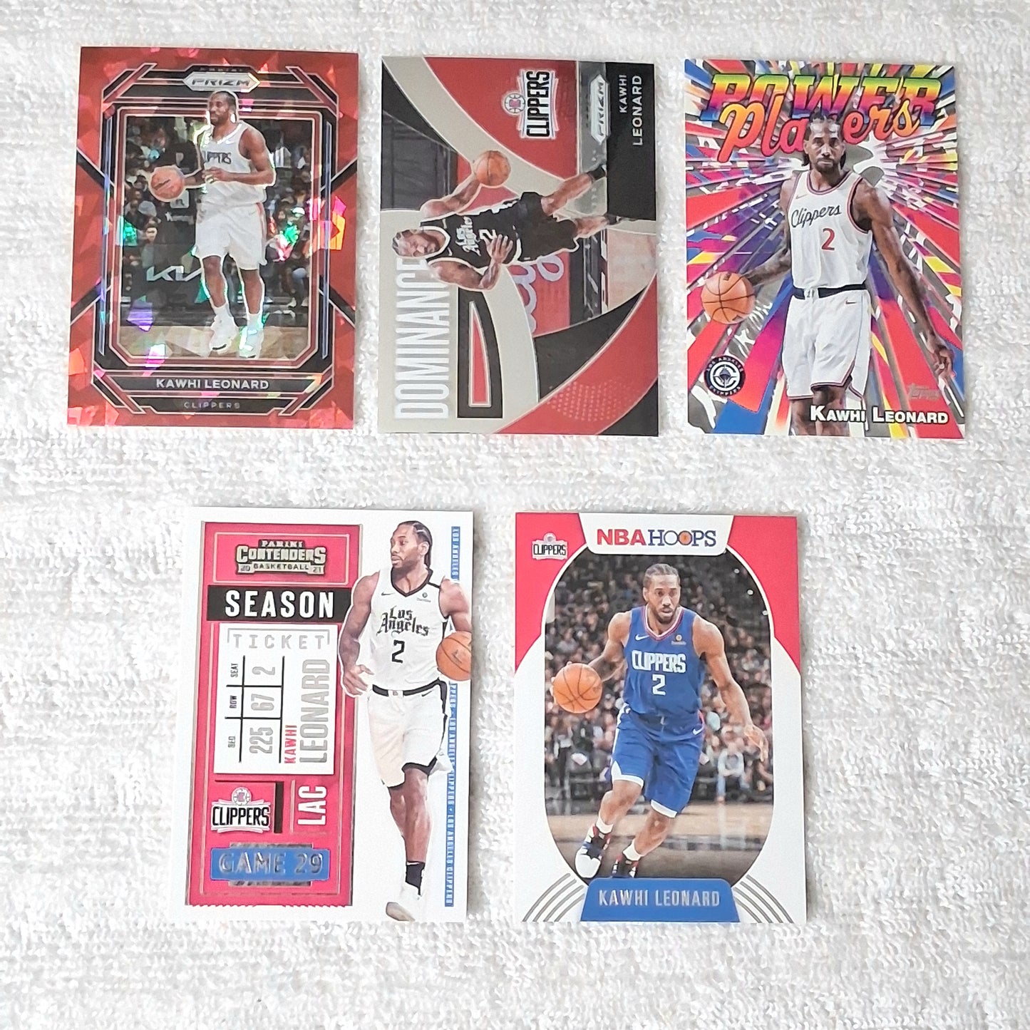 Kawhi Leonard Los Angeles Clippers 15 Card Lot