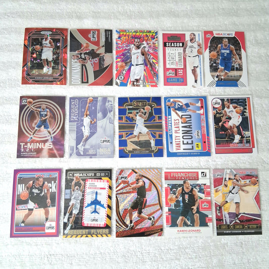 Kawhi Leonard Los Angeles Clippers 15 Card Lot