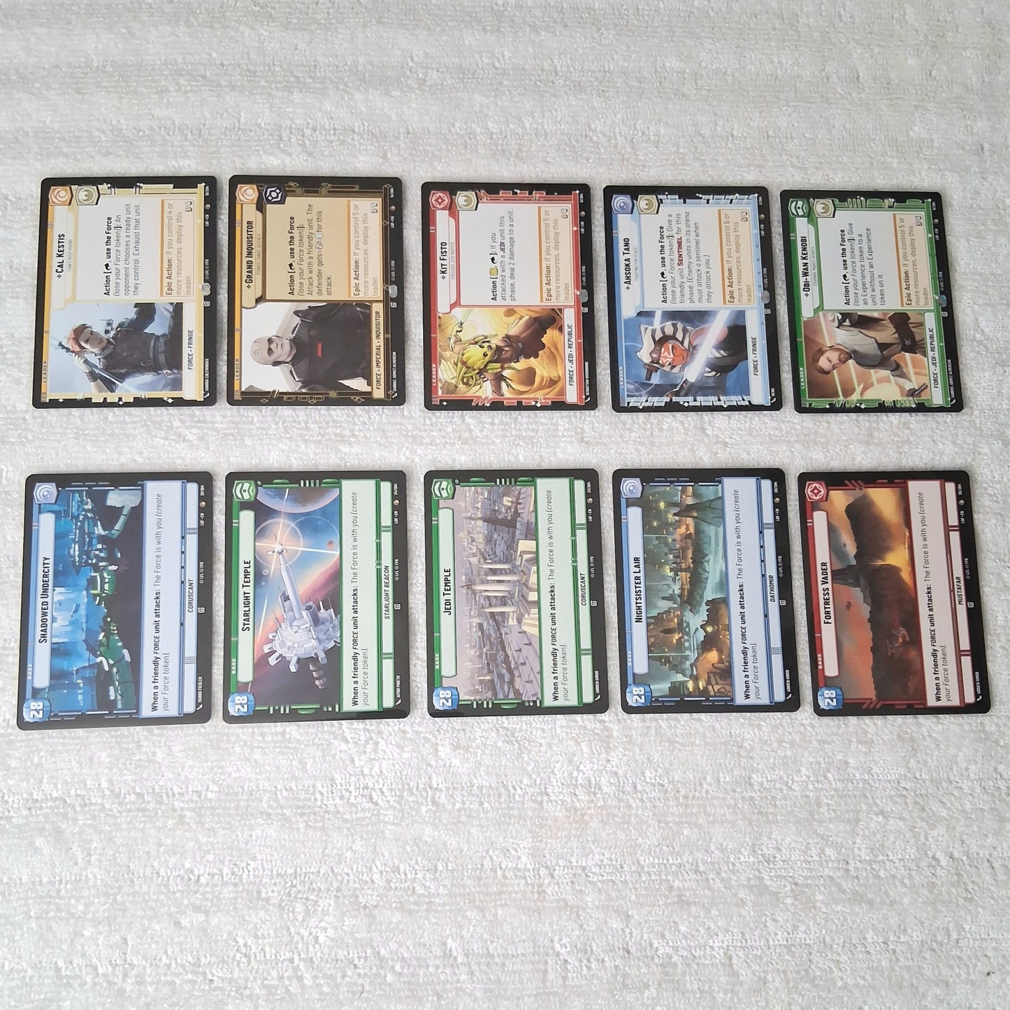 Star Wars Unlimited Legends of the Force Non-Foil/Foil U/C/R Lot of 100
