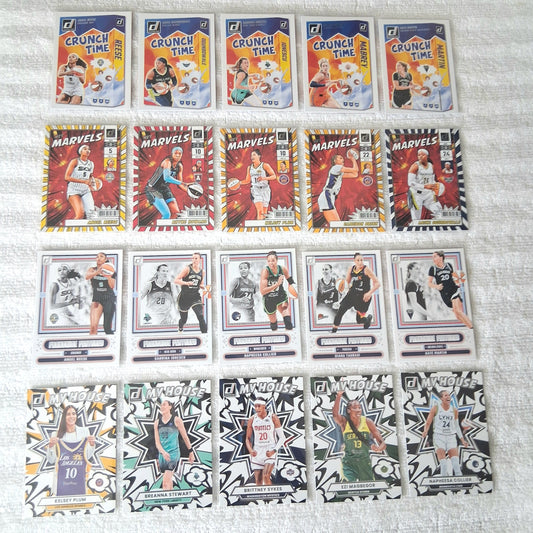 2025 WNBA Donruss Insert Lot of 20