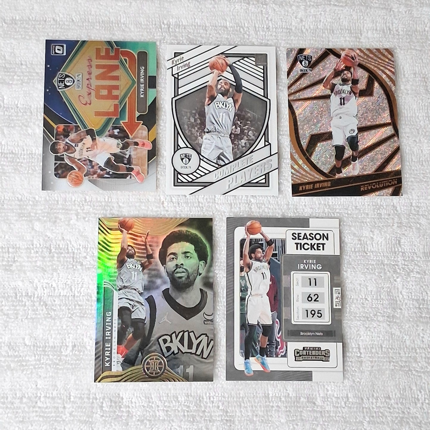 Kyrie Irving Brooklyn Nets 15 Card Lot