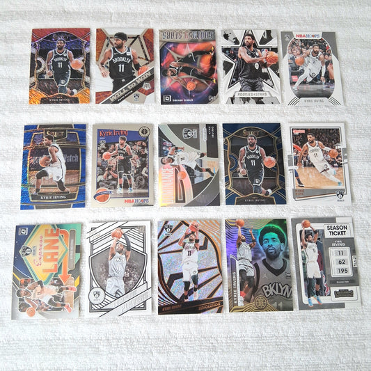 Kyrie Irving Brooklyn Nets 15 Card Lot