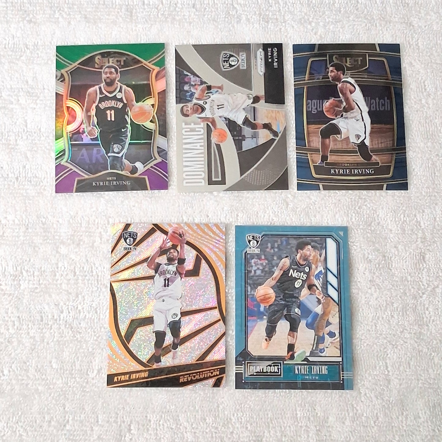 Brooklyn Nets Durant, Irving, Harden 15 Card Team Lot