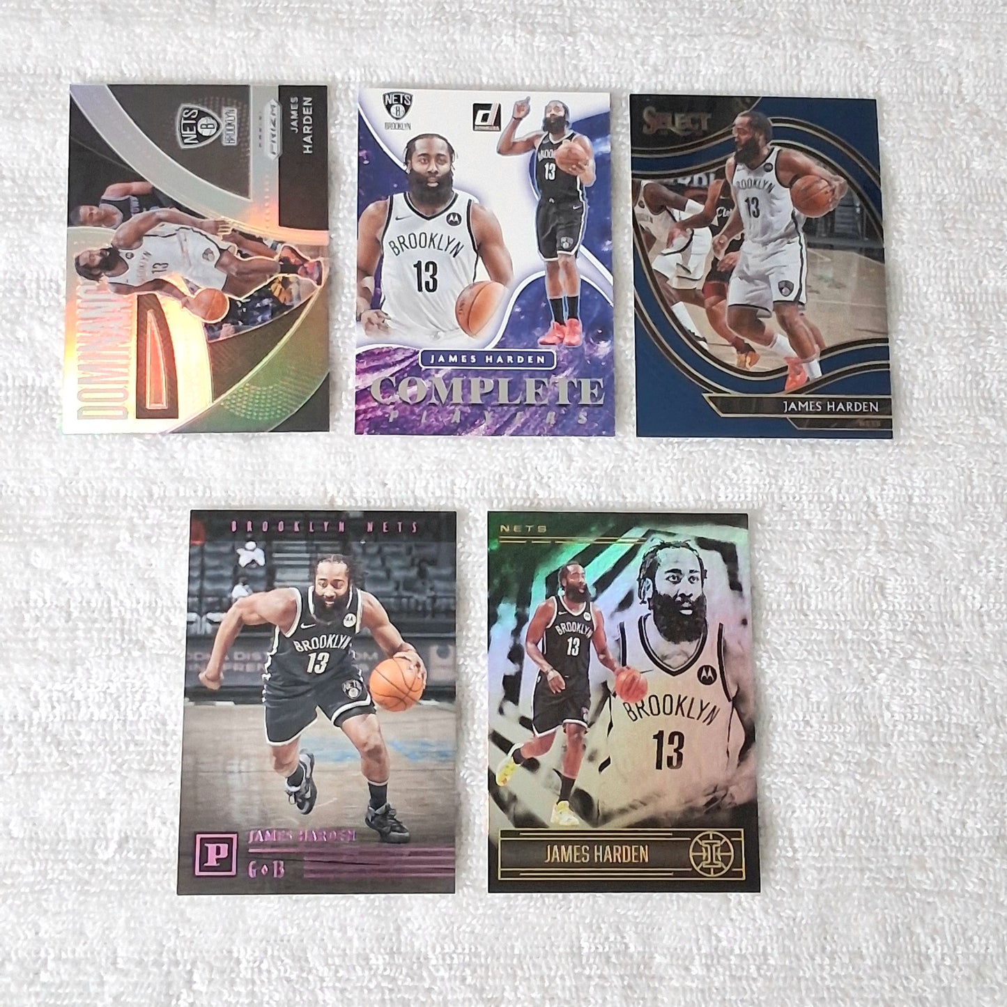 Brooklyn Nets Durant, Irving, Harden 15 Card Team Lot