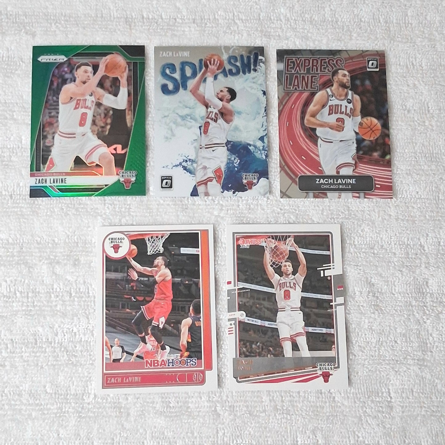 Zach LaVine Chicago Bulls 15 Card Lot